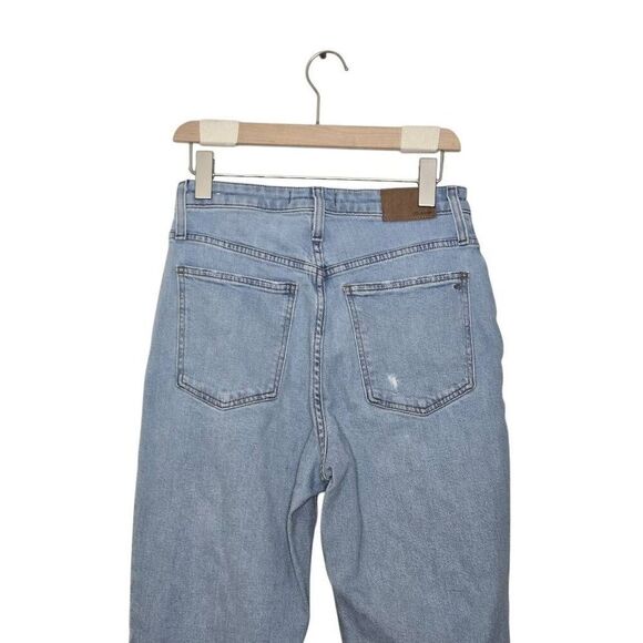 Madewell Curvy Perfect Vintage Straight Jeans Size 28 Distressed - Picture 5 of 7